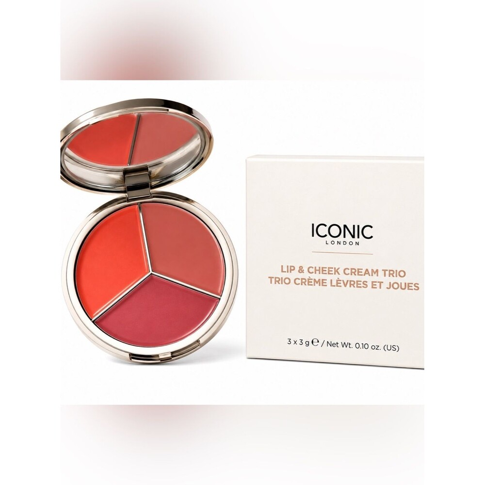 ICONIC LONDON Lip & Cheek Cream Trio – BNIB